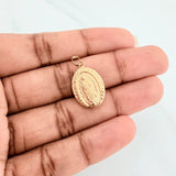 Pendant Virgin of Guadalupe 1 g / 1 in Yellow Gold 18K
