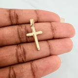 Pendant Cross 0.6gr / 1 in / 18K Yellow Gold %