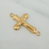 Charm Christ Cross 1.05gr / 1 1/4 in / 18K Yellow Gold %