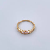 Tiara Ring 1.75gr / Size 6 1/4 / 18K Gold &