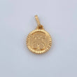 Dije Medalla Oso 0.95gr / 3/4 in / Oro Amarillo 18K &
