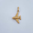 Pendant Airplane 0.55gr / 1in / 18K Gold