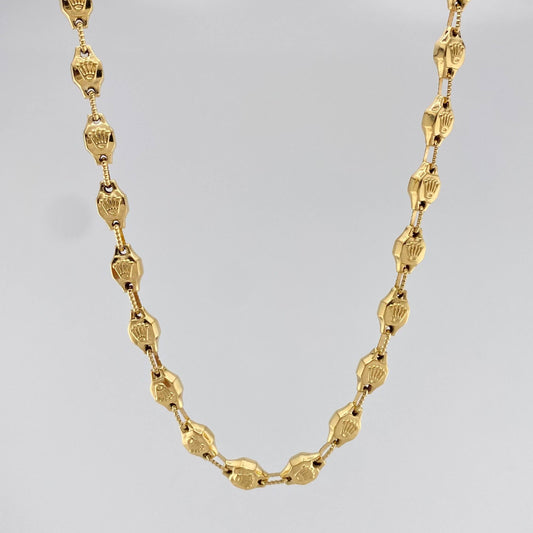 Cadena Rustica Corona 16.35 g / 24 in / 5.6 mm Oro Amarillo 18K