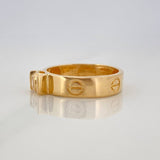 Solitaire Screw Ring 3.7 g / T6 3/4 Yellow Gold 18K