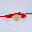 Red Woven San Benito Bracelet 1.35gr / 18K Gold &