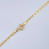 Flat Mariner Chain 4.55gr / 60cm / 18K Yellow Gold +3 $