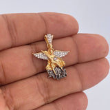 Dije San Miguel 4.25gr / 3cm / Tres Oros 18K $