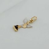 Dije San Miguel Arcangel 1.75 g / 1 in Tres Oros 18K