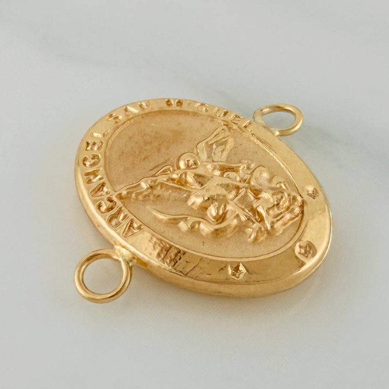 Herraje Arcangel San Miguel 0.95gr / 3/4 in / Oro Amarillo 18K %