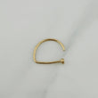 Half Hoop Piercing 0.35 g / 1/2 in 18K Yellow Gold