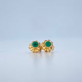 Topos Bisel Esmeralda 0.75gr / Oro Amarillo 18K %