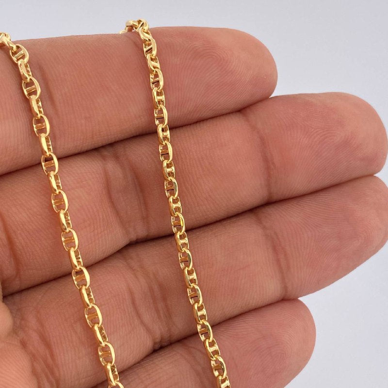 Marine Chain 4.9gr / 23.6in / 18K Gold +3