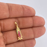Pendant Virgin Guadalupe 2.05gr / 1.1in 18K Gold $