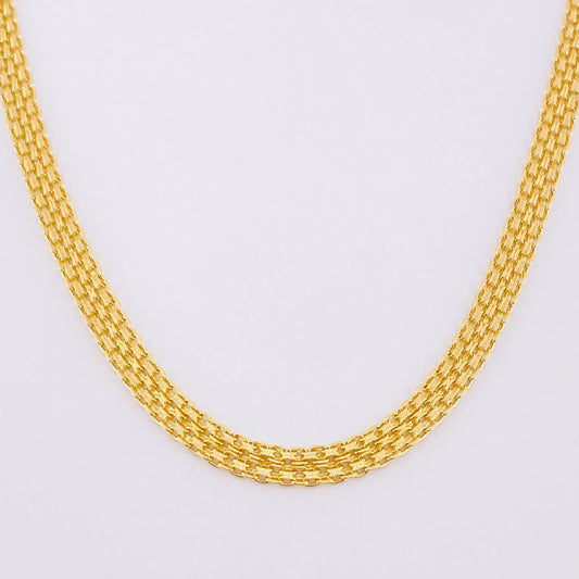 Cadena Cadenas Chinas 2.8g / 18 in / 2.2mm Oro Amarillo 18K