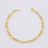 Figaro Bracelet 2.15g / 7 3/4 in / 4.5mm 18K Yellow Gold
