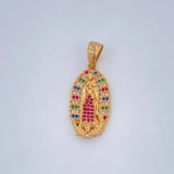 Dije Virgen Guadalupe 5.25gr / 3.5cm / Oro Amarillo 18K $