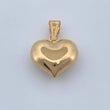 Pendant Heart 1.25gr / 1in / 18K Gold +0$