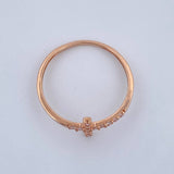 Internal Latin Cross Ring 1.1gr / Size 7 1/4 / 18K Gold