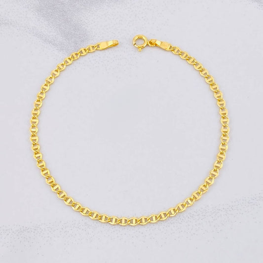 Pulso Escalera 1.25g / 7 1/2 in / 2.7mm Oro Amarillo 18K