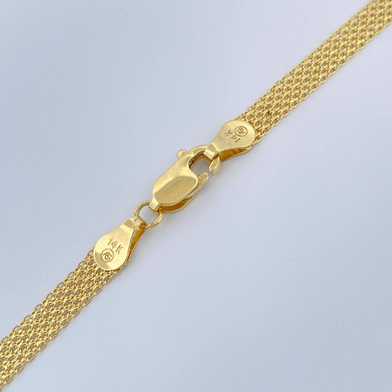 Cadena China 8.2gr / 24 1/4 in / 4.4mm Oro Amarillo +1 14K Italy %