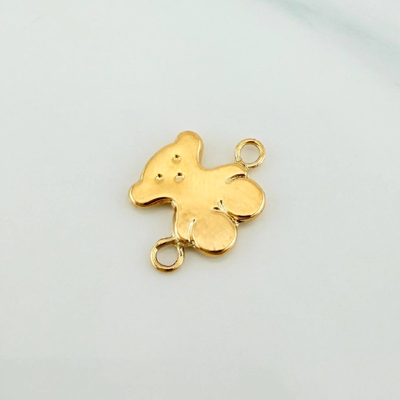 Charm Bear 0.55 g / 3/4 in Yellow Gold 18K