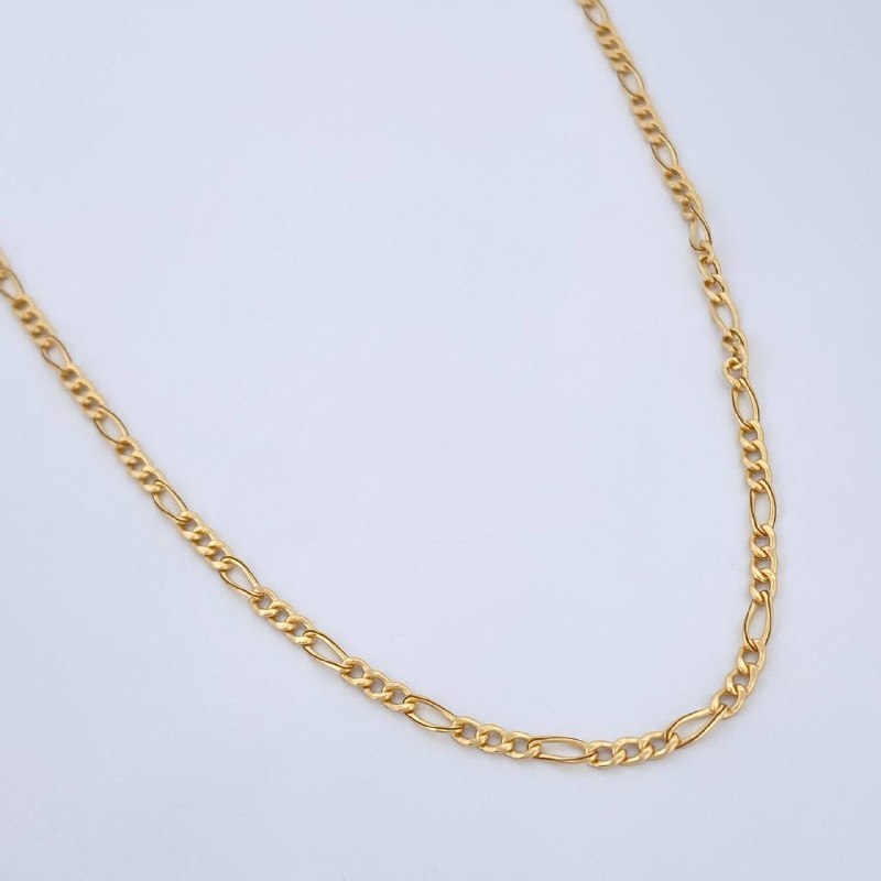 Figaro Chain 1.95gr / 23.6in / 18K Gold +1$