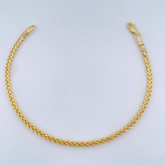 Pulso Franco 2.9gr / 8 in / Oro Amarillo +3 14K Italy $