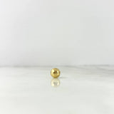 Bead Polished 6mm / 0.2gr Yellow Gold &