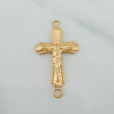 Charm Christ Cross 1.05gr / 1 1/4 in / 18K Yellow Gold %