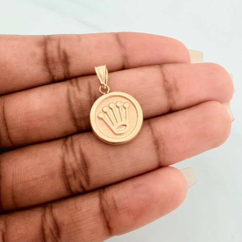 Pendant Crown 1.15gr / 1 in / 18K Yellow Gold %