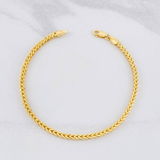 Pulso Franco 5.7g / 8 1/4 in / 2.8mm Oro Amarillo 18K