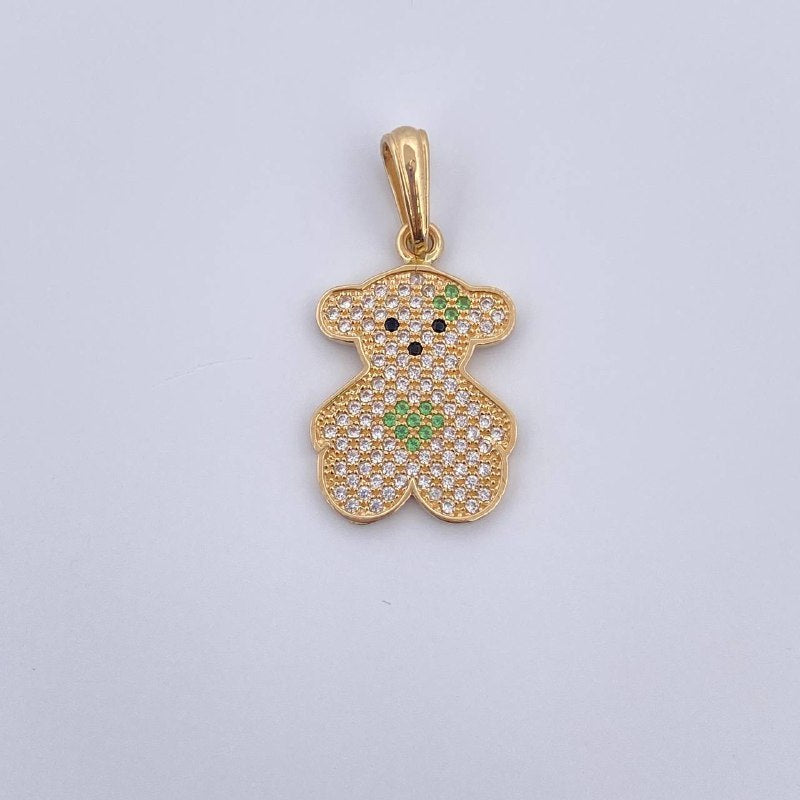 Pendant Heart Bear 2.45gr / 3cm / 18K Gold &