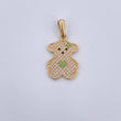 Pendant Heart Bear 2.45gr / 3cm / 18K Gold &