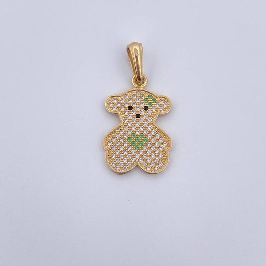 Pendant Heart Bear 2.45gr / 3cm / 18K Gold &