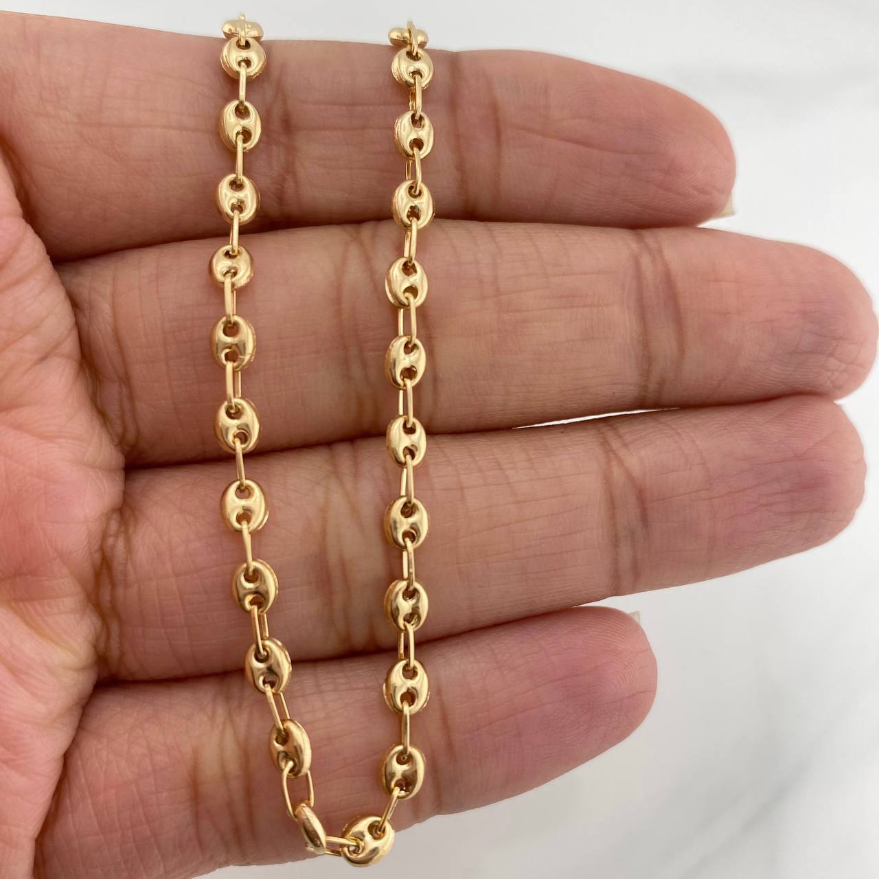 Tobillera Gc 3.5 g / 11 in / 3.3 mm Oro Amarillo 18K