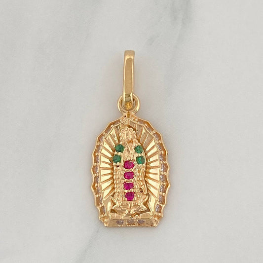 Dije Virgen De Guadalupe 1.3 g / 1/2 in Oro Amarillo 18K
