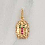 Dije Virgen De Guadalupe 1.3 g / 1/2 in Oro Amarillo 18K