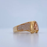 Anillo Herradura Caballo 6.85gr / T11 1/4 / Tres Oros 18K &