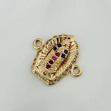 Virgin of Guadalupe Charm 1.1 g / 1/2 in 18K Yellow Gold