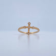 Cross Ring 1.7gr / Size 7 / 18K Yellow Gold &