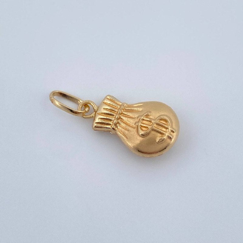 Money Bag Pendant 0.5gr / 0.8in / 18K Gold +0$