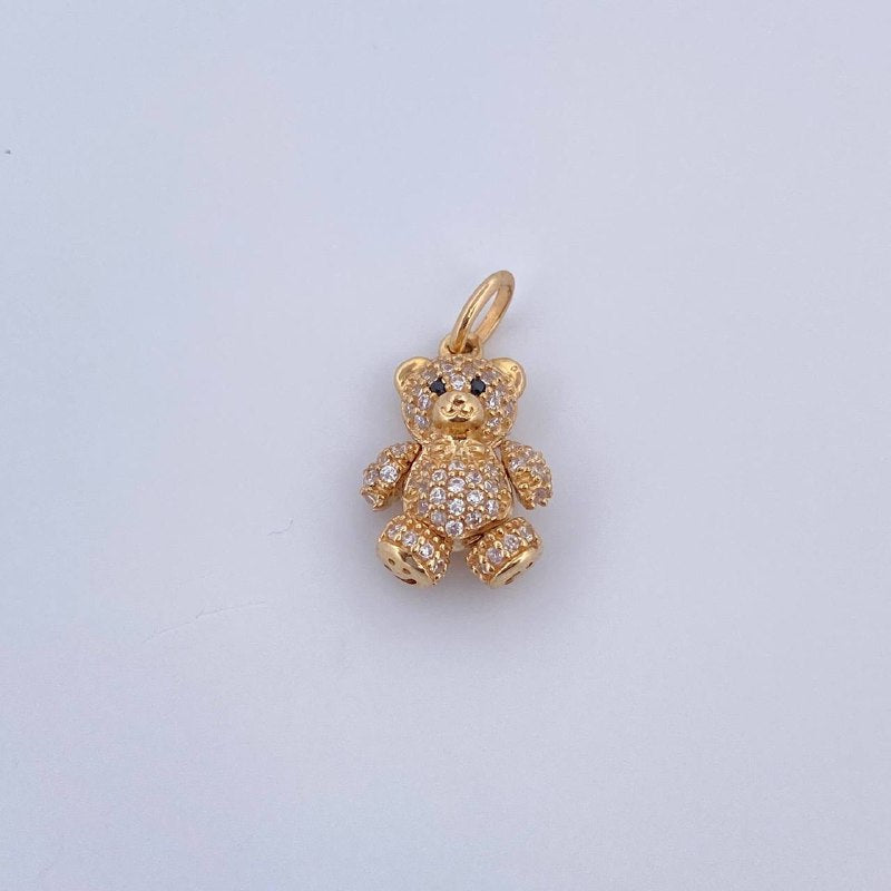 Articulated Bear Pendant 2.6gr / 2cm / 18K Gold &