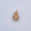 Articulated Bear Pendant 2.6gr / 2cm / 18K Gold &