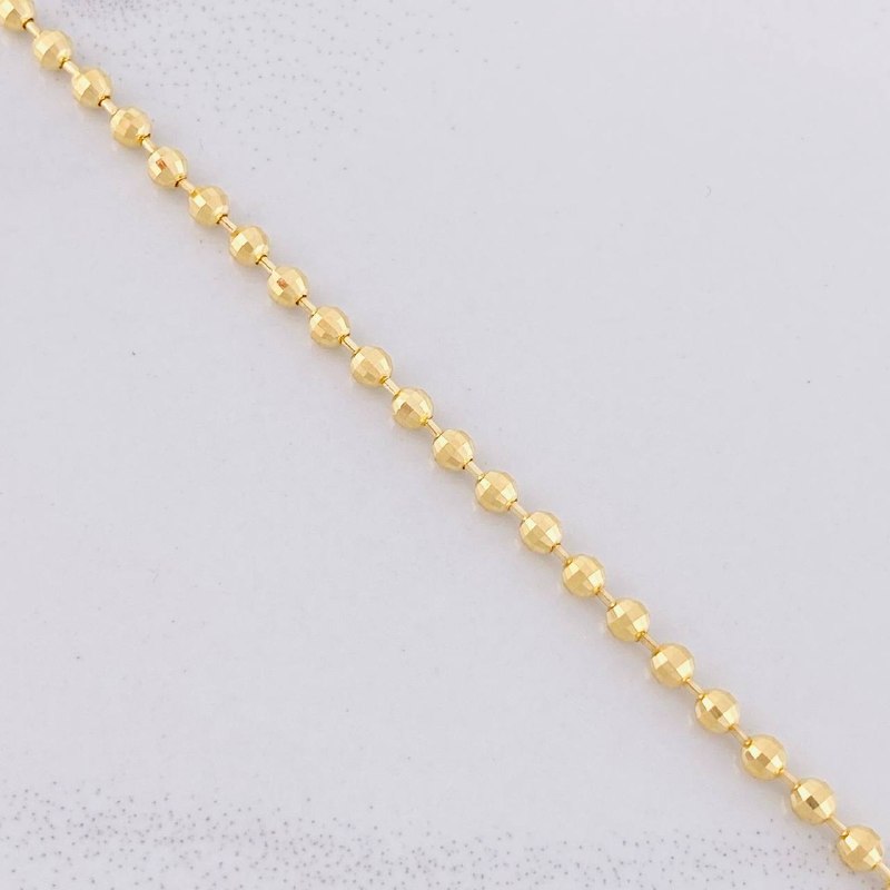 Bracelet Militar 5.45g / 7 3/4 in / 2.9mm Yellow Gold 18K