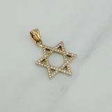 Dije Estrella De David 1.75 g / 1 in Oro Amarillo 18K