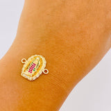 Charm Virgen de Guadalupe 3.2g / 3/4 in Yellow Gold 18K
