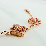 Clover Bracelet Classic Link 10 g / 7 3/4 in / 1 mm 18K Rose Gold