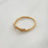 Tiara Ring 1.25gr / T5 / 3/4 in / Yellow Gold 18K &