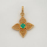 Dije Flor 0.75 g / 3/4 in Oro Amarillo 18K