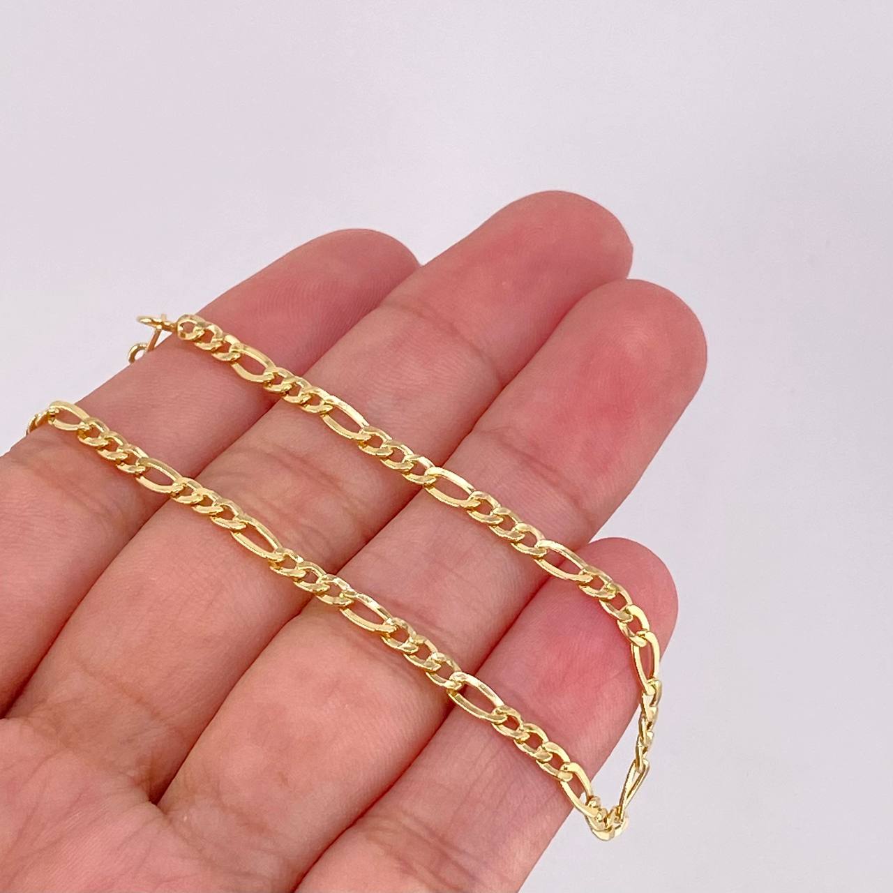 Figaro Bracelet 1.7g / 7 1/4 in / 2.9mm 18K Yellow Gold